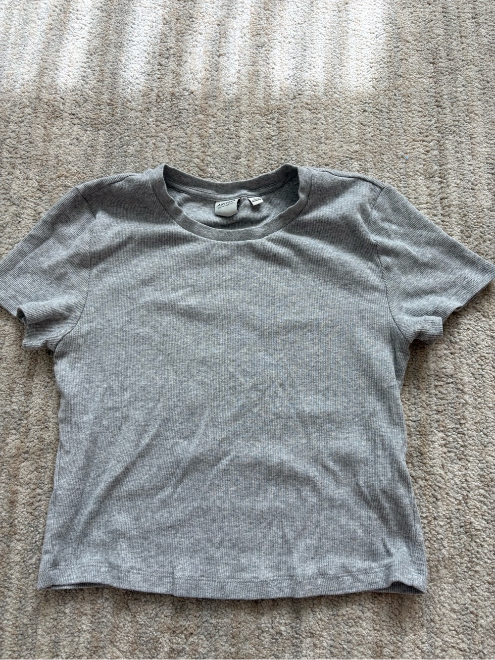 Aritzia Kids Heather Gray Short Sleeve Tee
